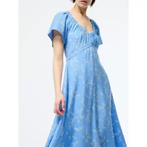 French Connection Daniella Faron Drape Midi Dress